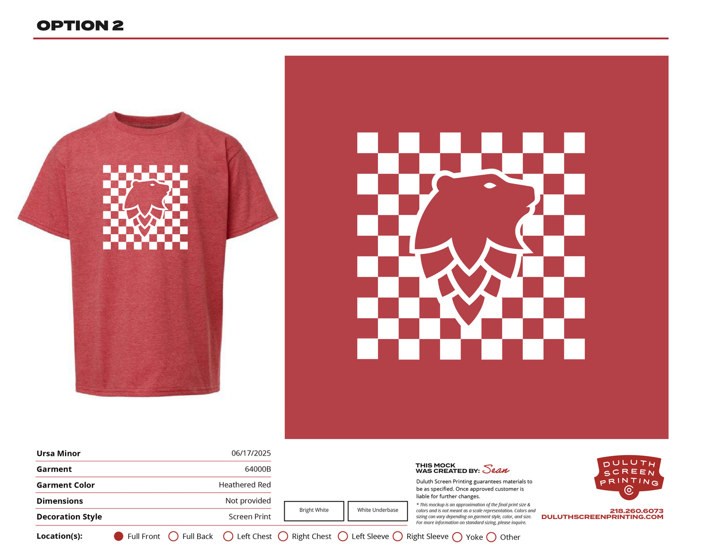 Ursa Youth Softstyle® T-Shirt checkerboard