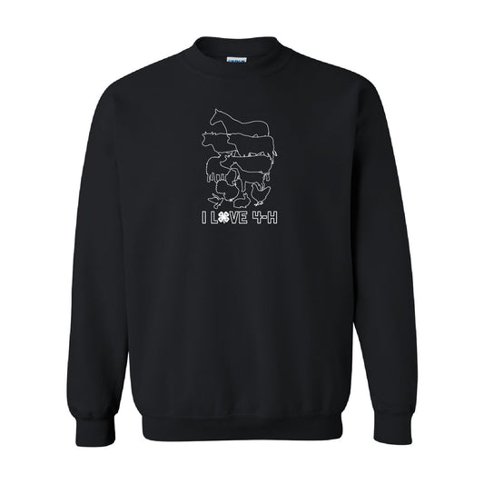 4-H Unisex Crewneck Animals