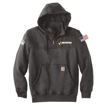 Morins Morin's CT100617 Carhartt ® Rain Defender ® Paxton Heavyweight Hooded Zip Mock Sweatshirt