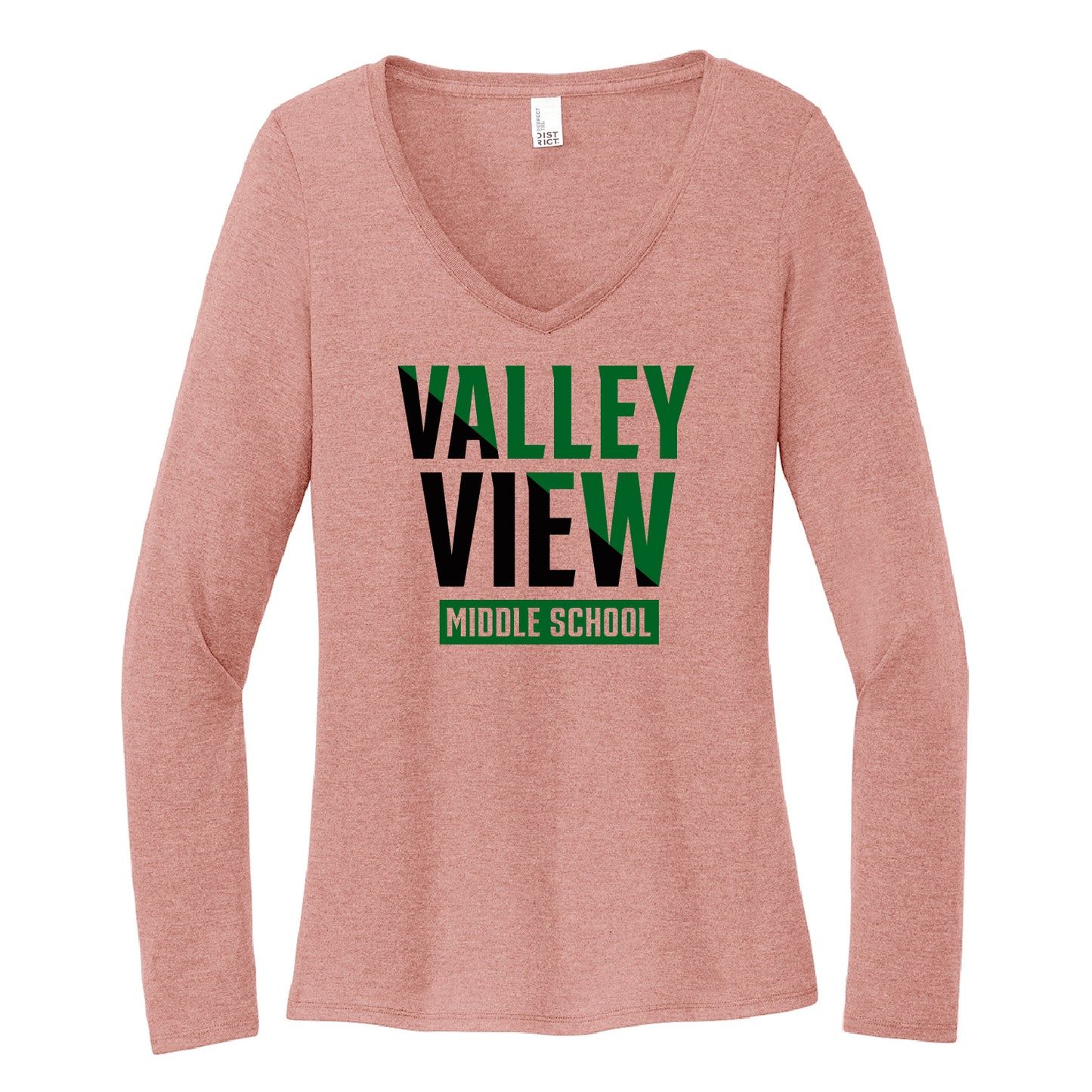 VVMS VALLEY VIEW SLICE Women’s Perfect Tri® Long Sleeve V-Neck Tee