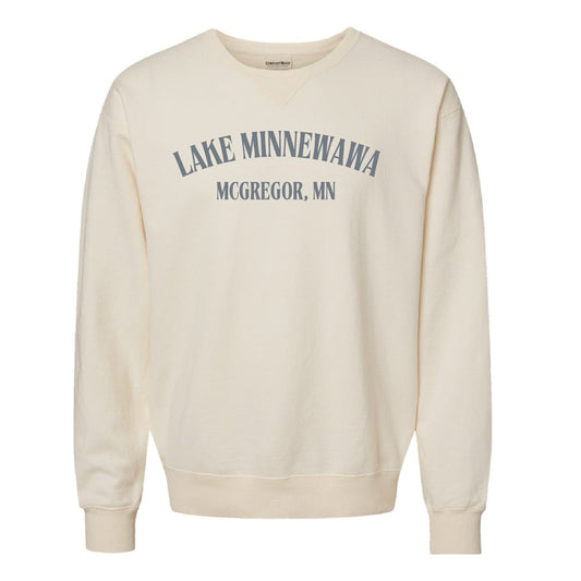 Big Sandy Clothing Garment-Dyed Crewneck Sweatshirt (Lake Minnewawa)