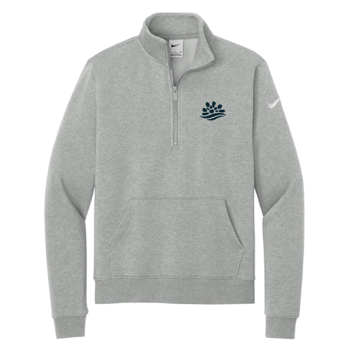 Nike Women's Club Fleece Sleeve Swoosh 1/2-Zip