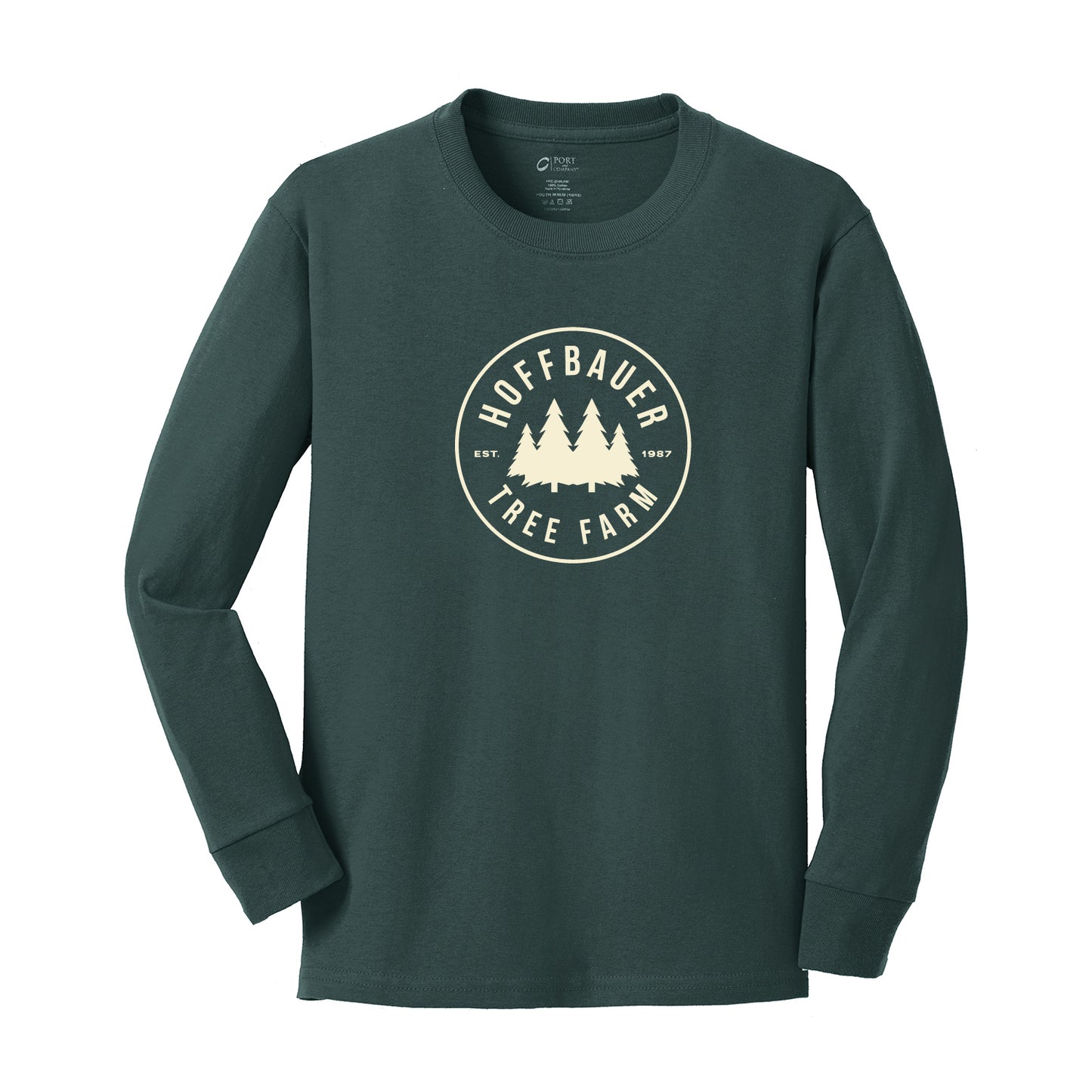 Hoffbauer Youth Long Sleeve Core Cotten Tee