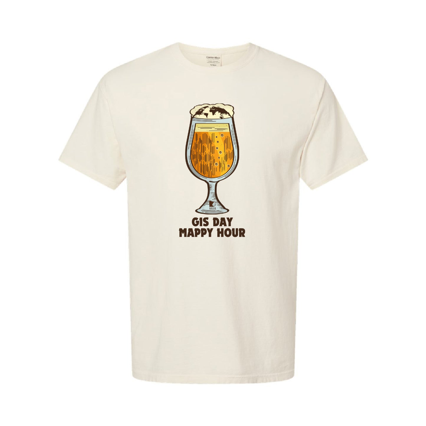 GIS Day 2025 Men's Garment-Dyed T-Shirt Mappy Hour