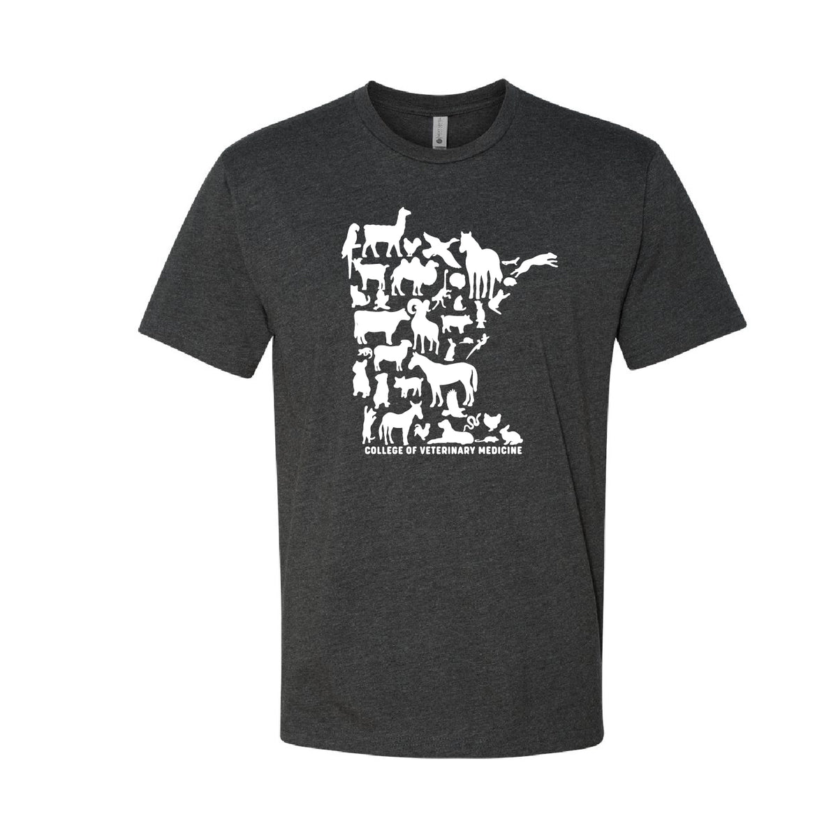 UMN CVM Unisex Short Sleeve Crew - State logo
