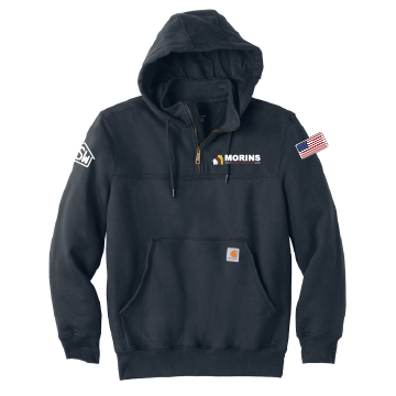 Morins Morin's CT100617 Carhartt ® Rain Defender ® Paxton Heavyweight Hooded Zip Mock Sweatshirt