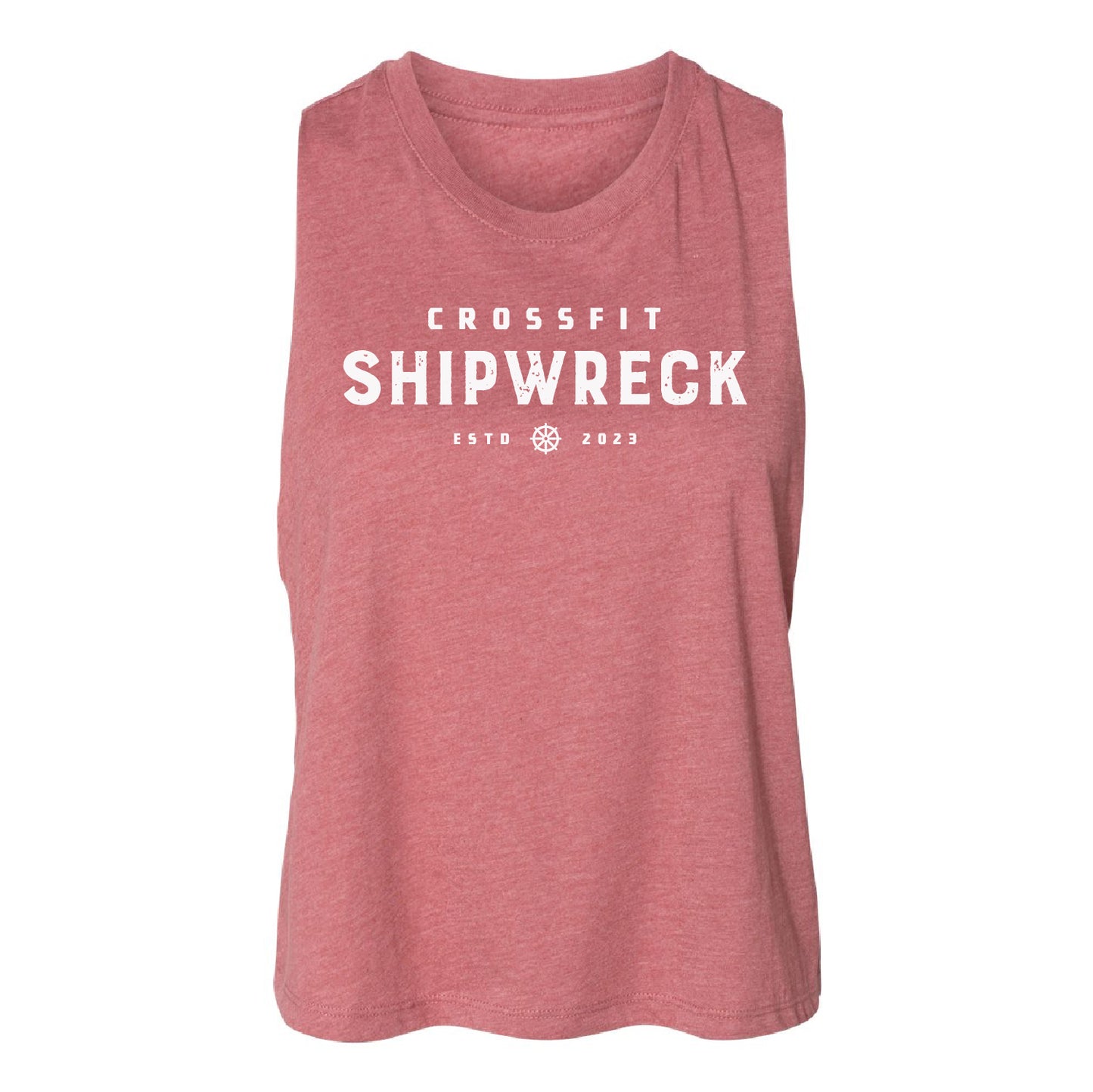 Crossfit Shipwreck Women’s Racerback Cropped Tank