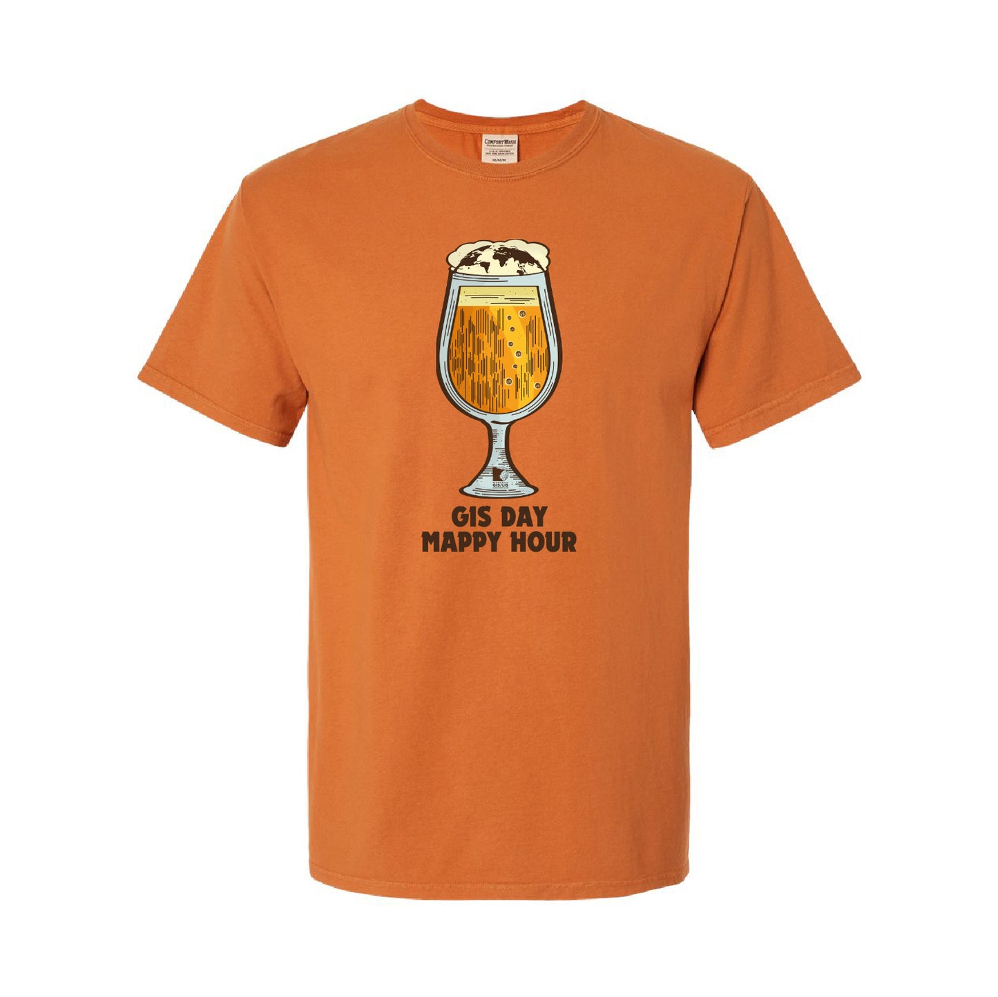 GIS Day 2025 Men's Garment-Dyed T-Shirt Mappy Hour