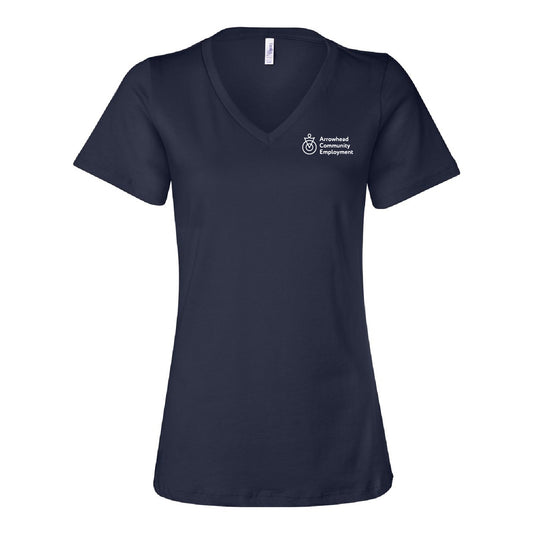Arrowhead Community Employment Women’s Relaxed Jersey V-Neck Tee