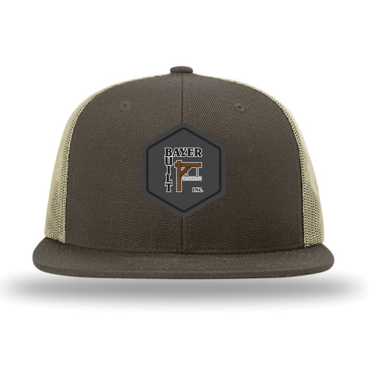 Bayer Built Wool Blend Flat Bill Trucker Cap