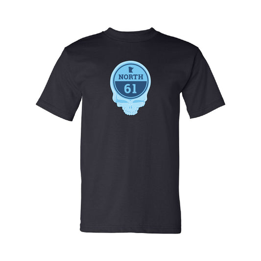 North 61 Unisex USA-Made Heavyweight T-Shirt (Skull)