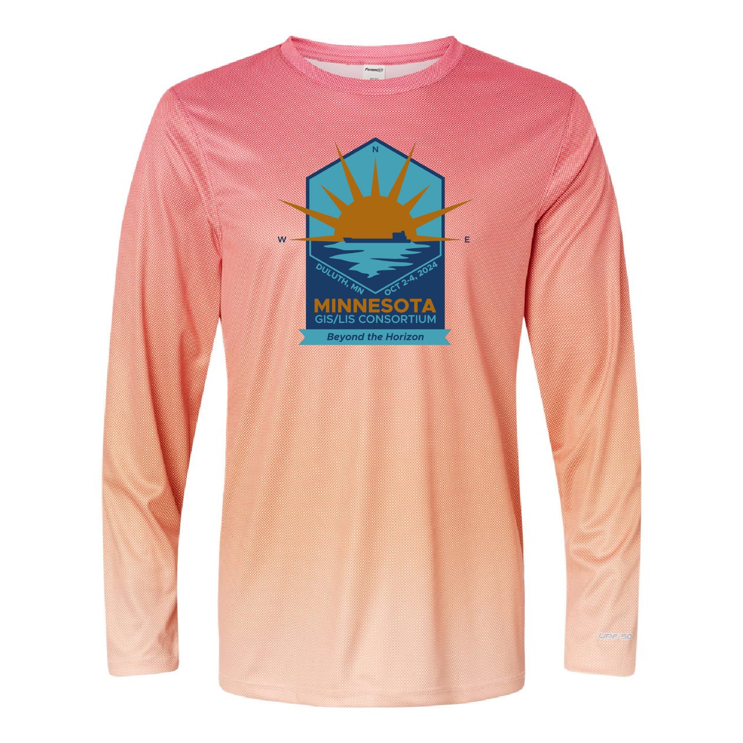 MN GIS/LIS Barbados Performance Pin Dot Long Sleeve T-Shirt