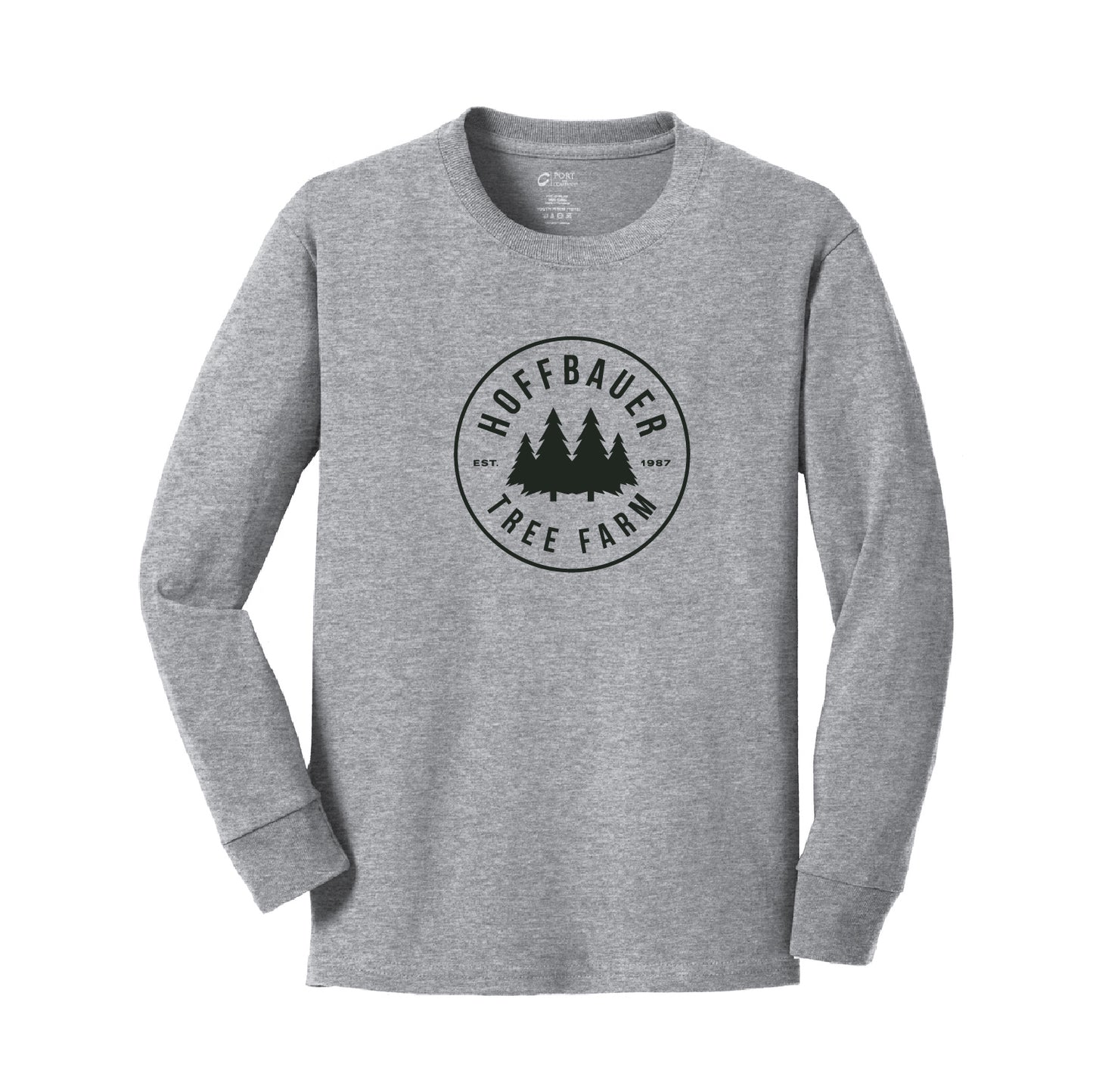 Hoffbauer Youth Long Sleeve Core Cotten Tee