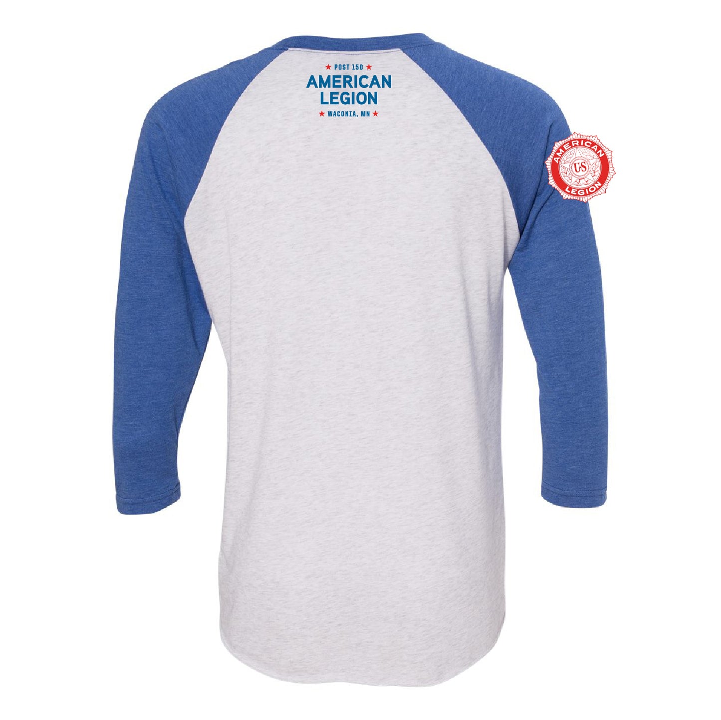 WAL Post 150 Triblend Three-Quarter Raglan T-Shirt