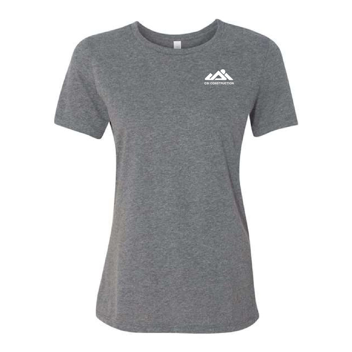 CSI Construction Women’s Relaxed Fit Heather CVC Tee