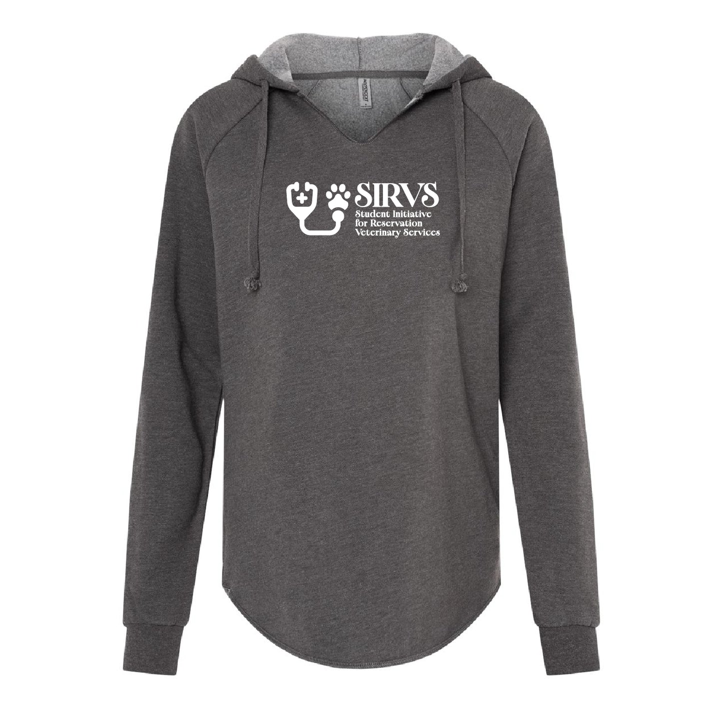 SIRVS Women's Lightweight Hooded Sweatshirt (Stethoscope)