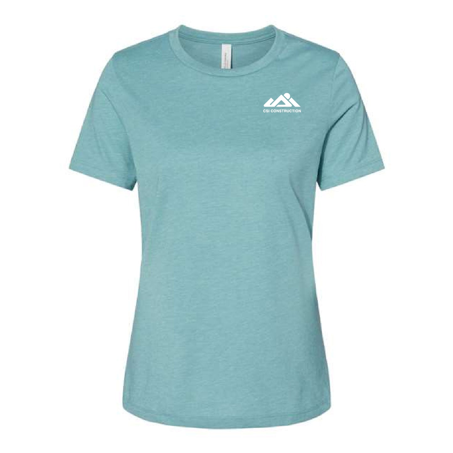 CSI Construction Women’s Relaxed Fit Heather CVC Tee
