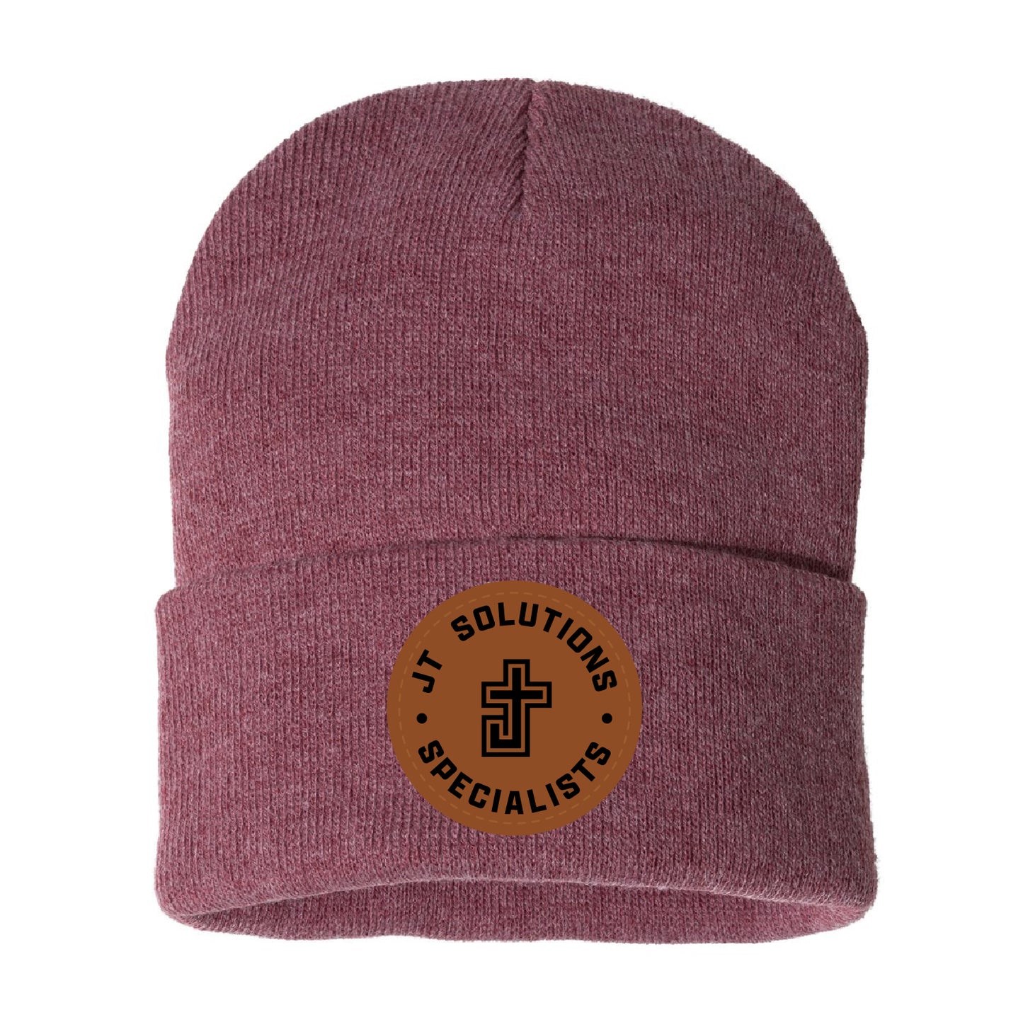 JT Solutions Solid Cuffed Beanie