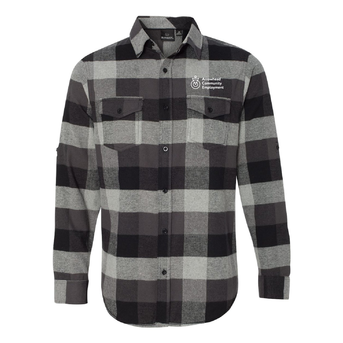 Arrowhead Community Employment Men's Yarn-Dyed Long Sleeve Flannel Shirt