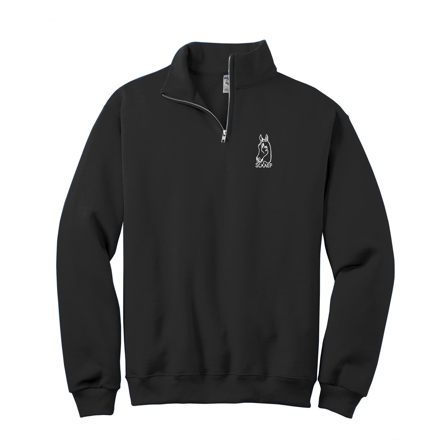 SCAAEP 1/4-Zip Cadet Collar Sweatshirt