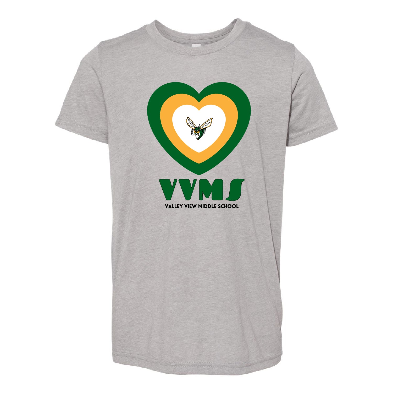 VVMS HEART YOUTH TRIBLEND TEE