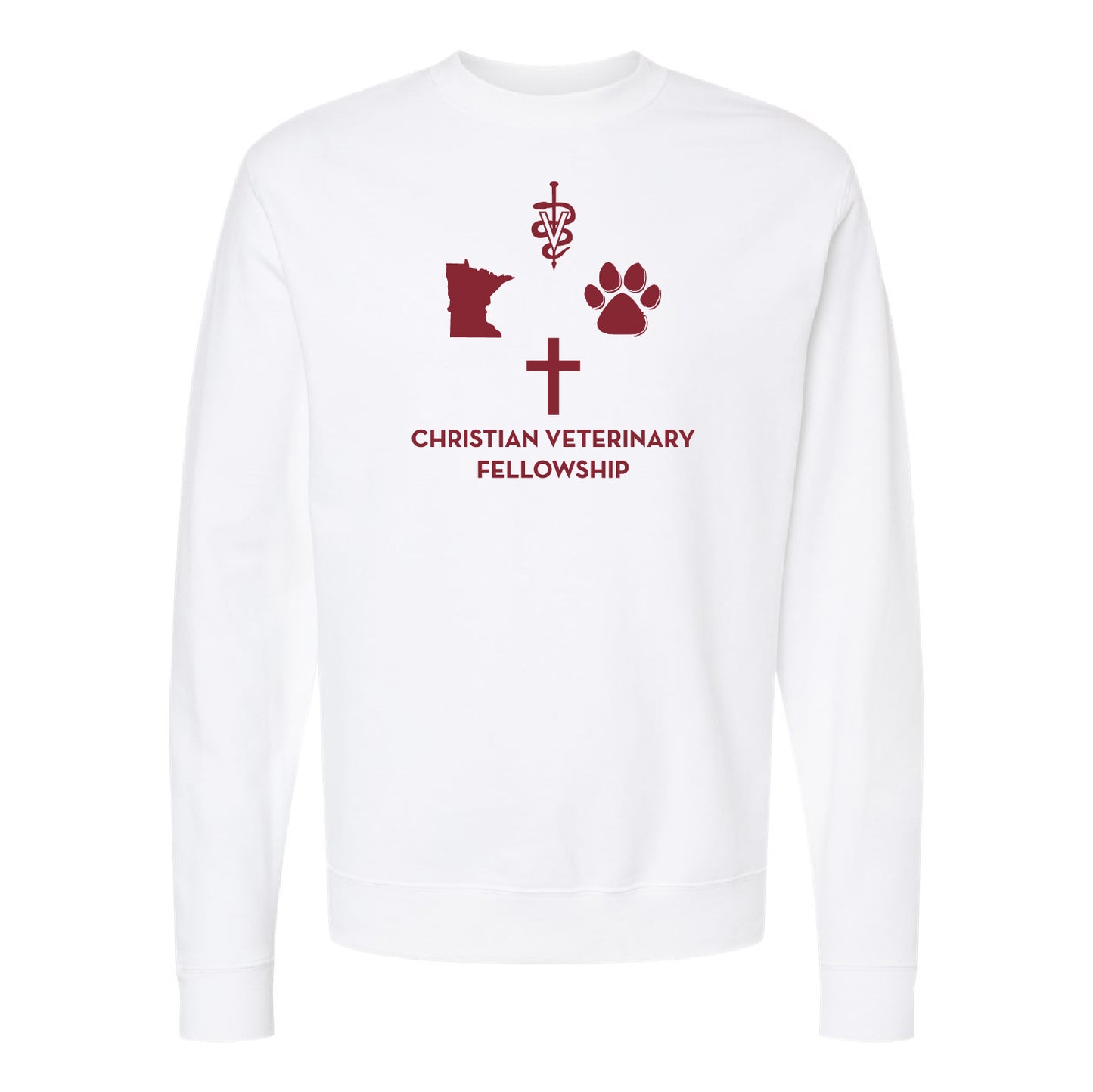 UMN CVF Unisex Midweight Sweatshirt