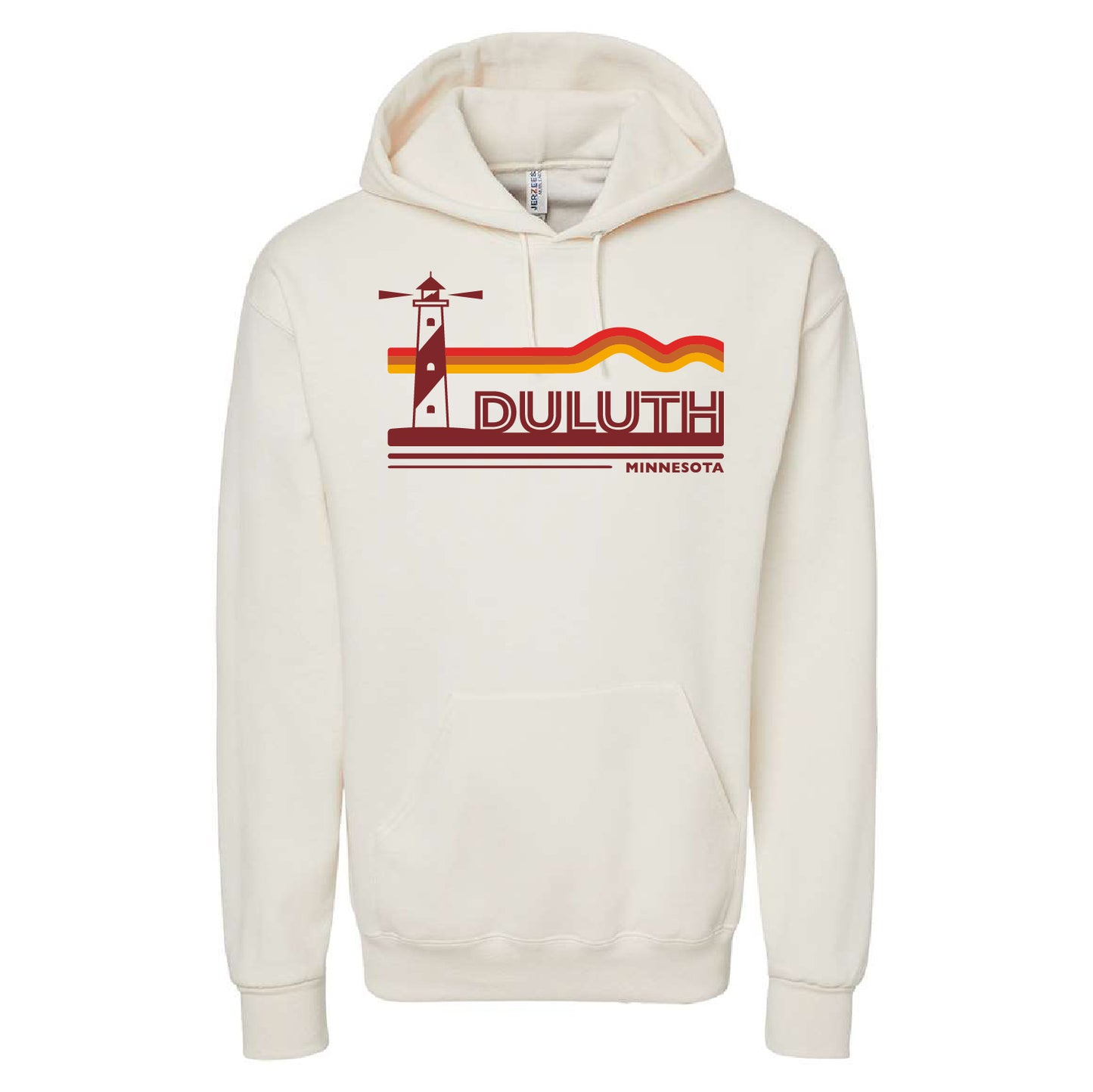 NSSRR Lighthouse Orange Landscape Cream Hoodie