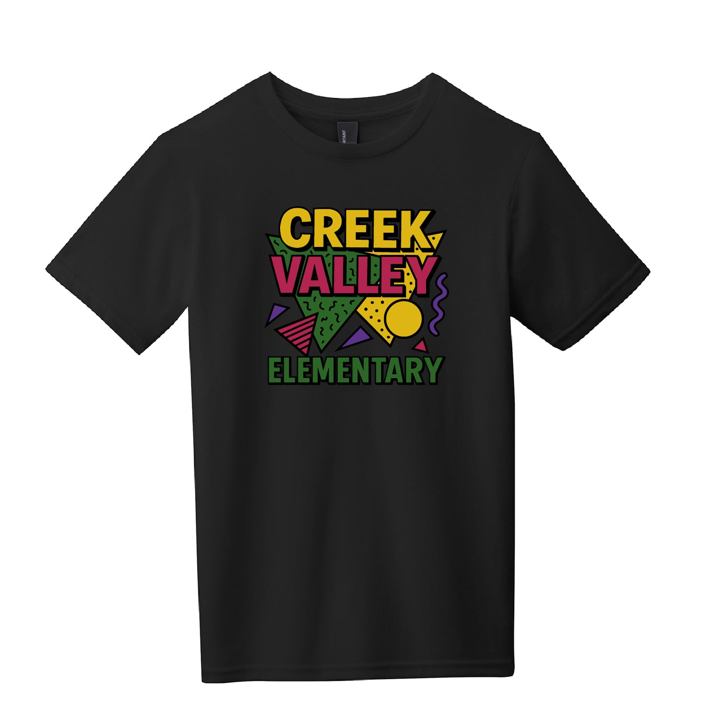 Creek Valley Elementary Youth Very Important Tee Classic 90s Theme
