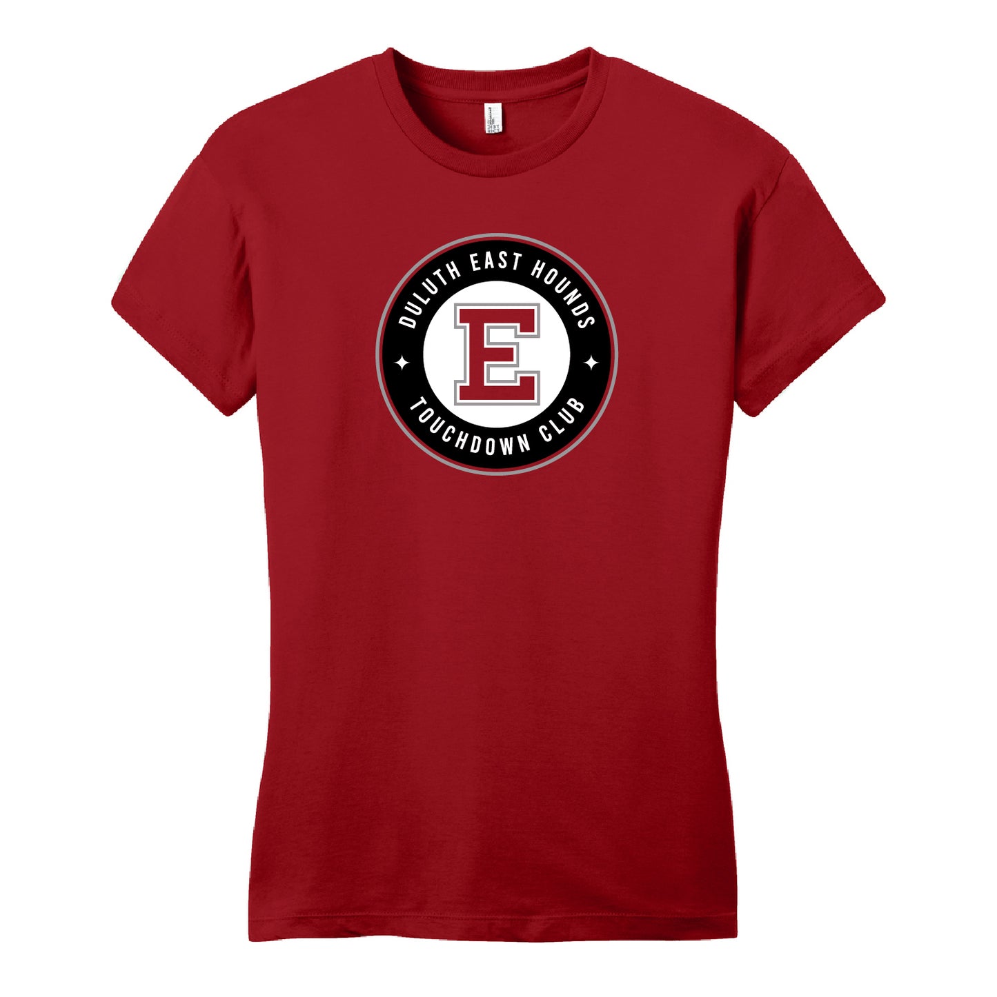 Duluth East Football Women’s Fitted Very Important Tee Design 3