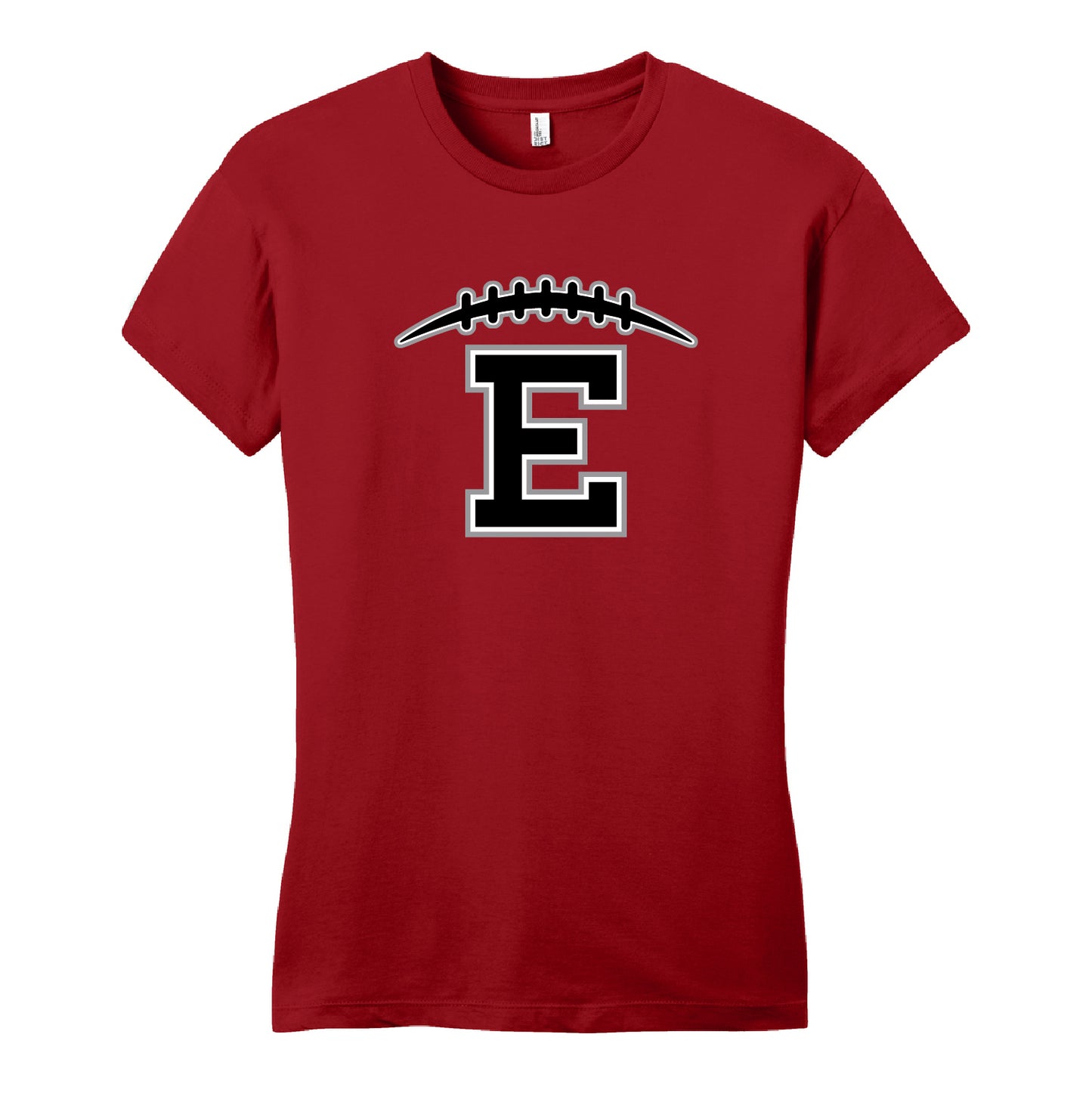 Duluth East Football Women’s Fitted Very Important Tee Design 2