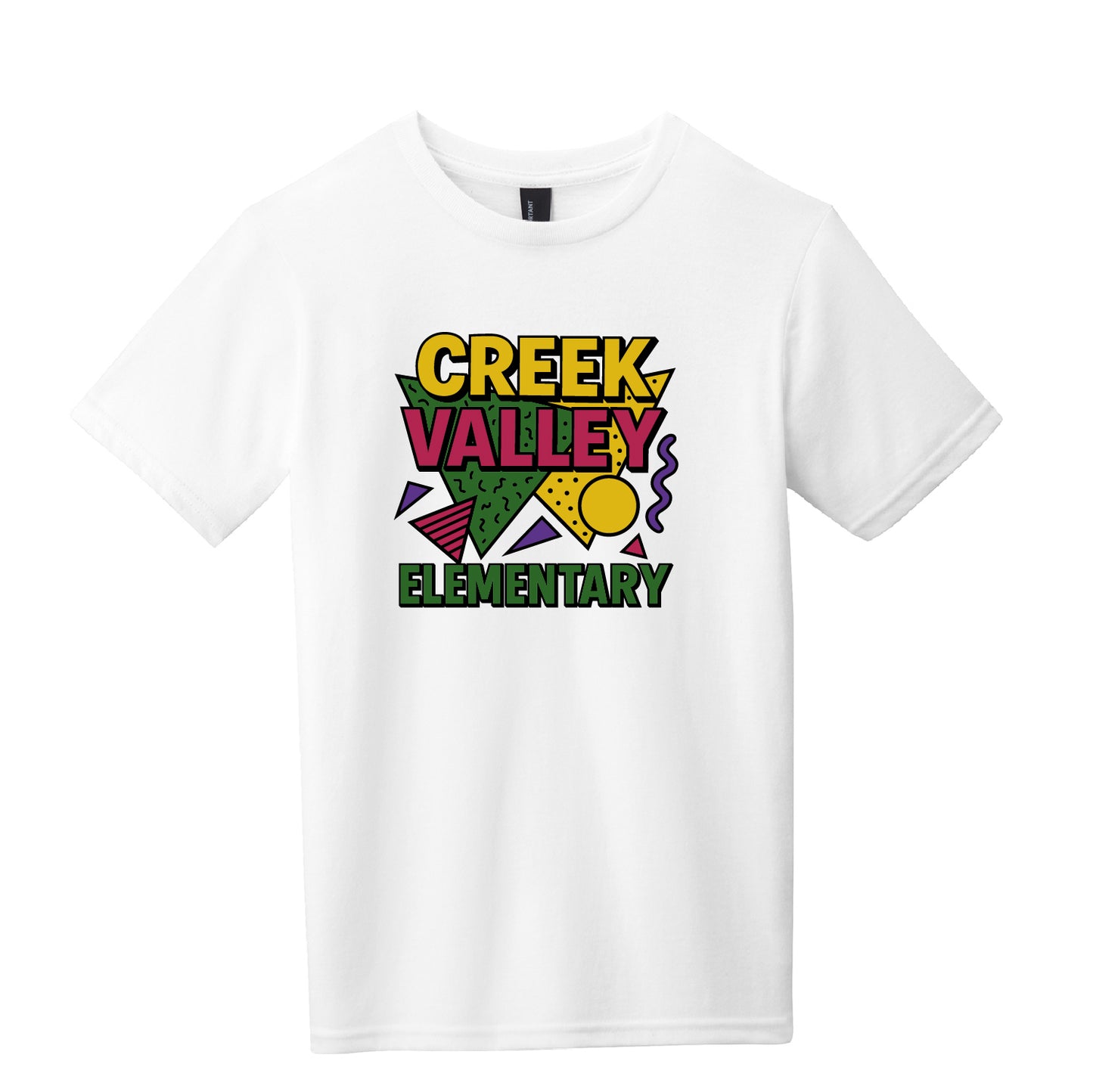 Creek Valley Elementary Youth Very Important Tee Classic 90s Theme