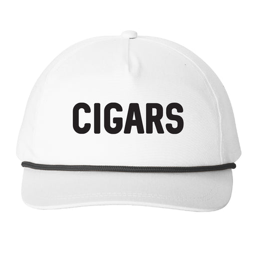 Cigars and Baseball Snapback Five-Panel Rope Cap