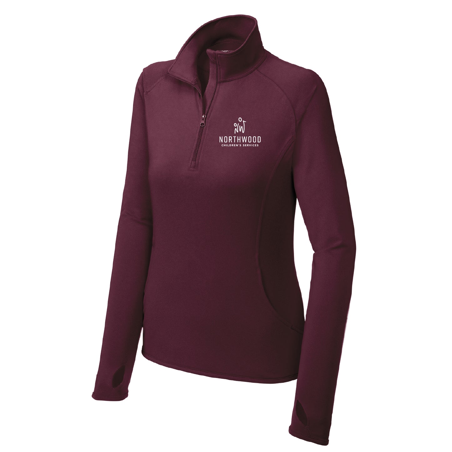 Northwoods Ladies Sport-Wick Stretch 1/4 Zip