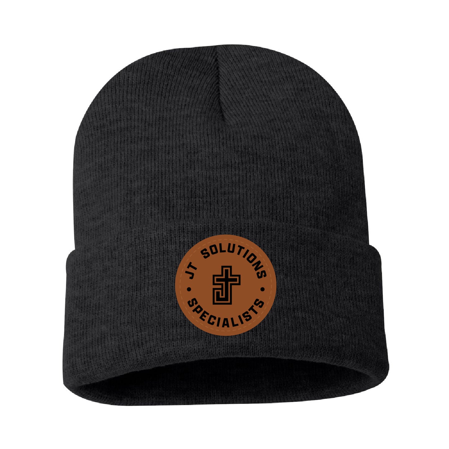 JT Solutions Solid Cuffed Beanie