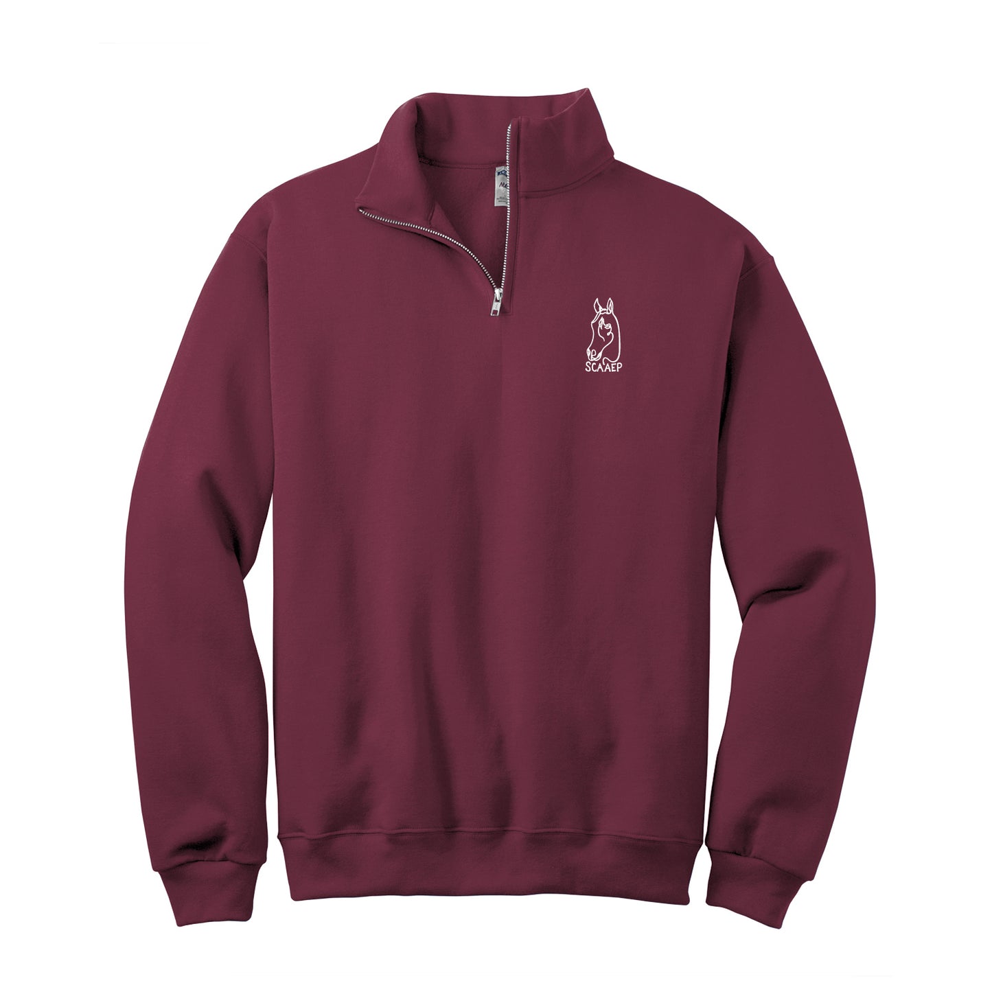 SCAAEP 1/4-Zip Cadet Collar Sweatshirt
