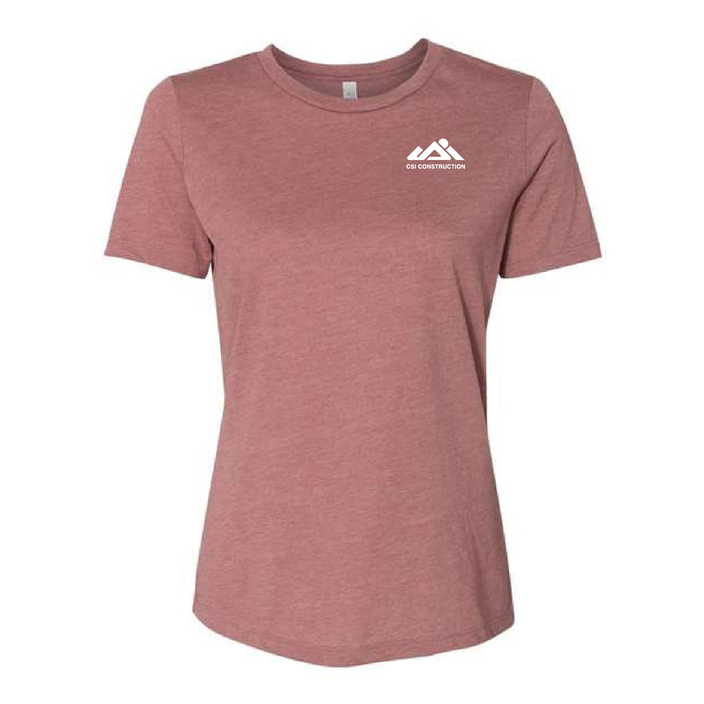 CSI Construction Women’s Relaxed Fit Heather CVC Tee