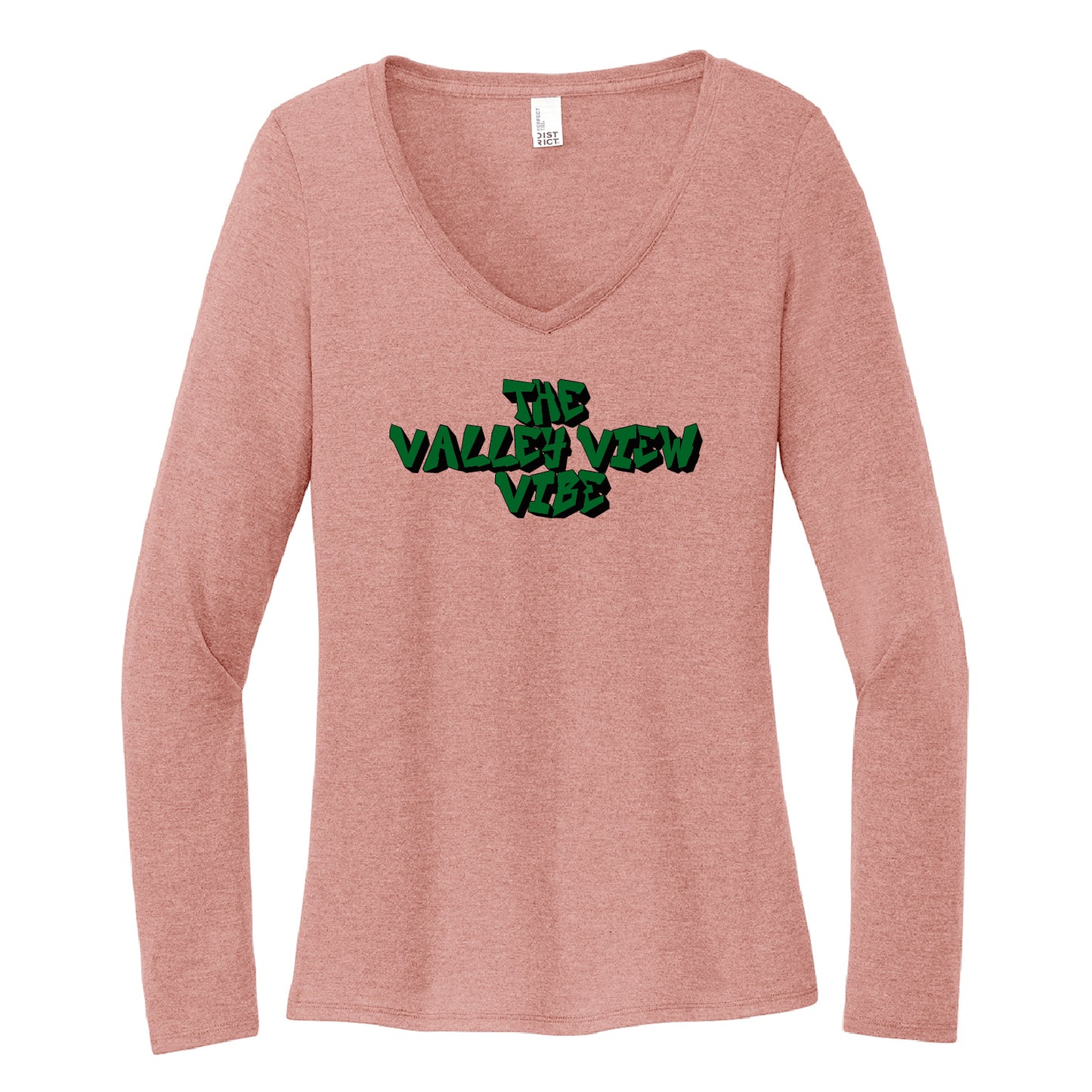 VVMS VALLEY VIEW VIBE Women’s Perfect Tri® Long Sleeve V-Neck Tee