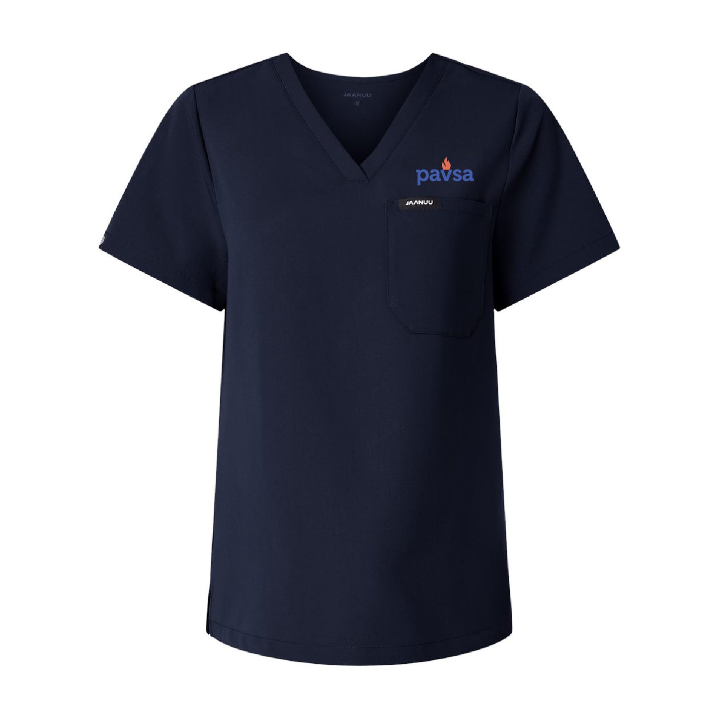 PAVSA Jaanuu Women's Rhena Essential 1-Pocket Scrub V-Neck Top