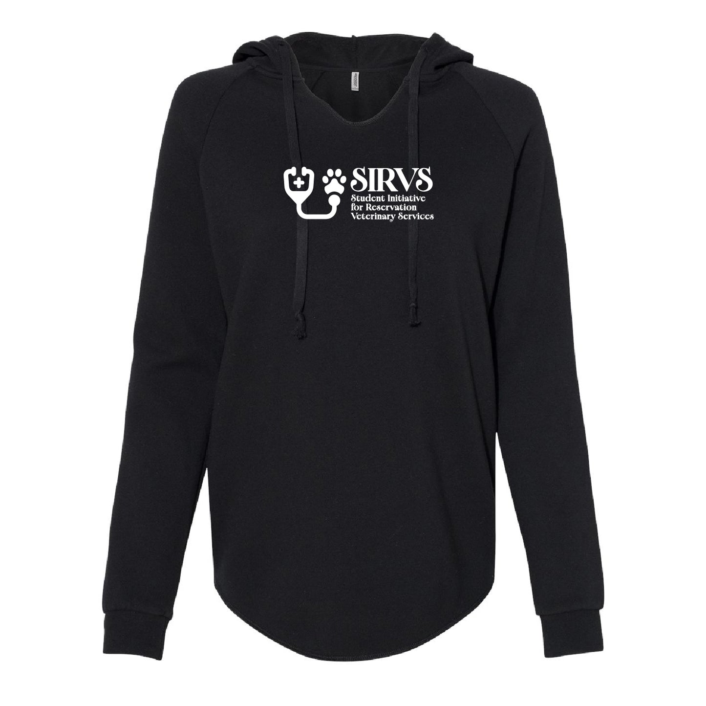 SIRVS Women's Lightweight Hooded Sweatshirt (Stethoscope)