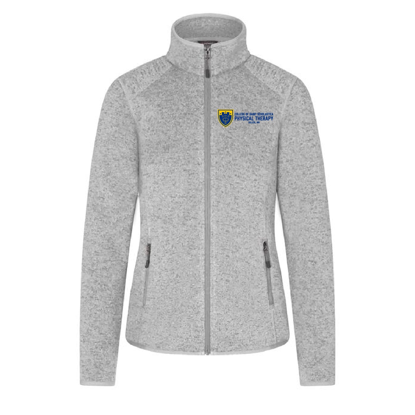 CSS DPT LADIES ASHTON SWEATER-KNIT FLEECE JACKET