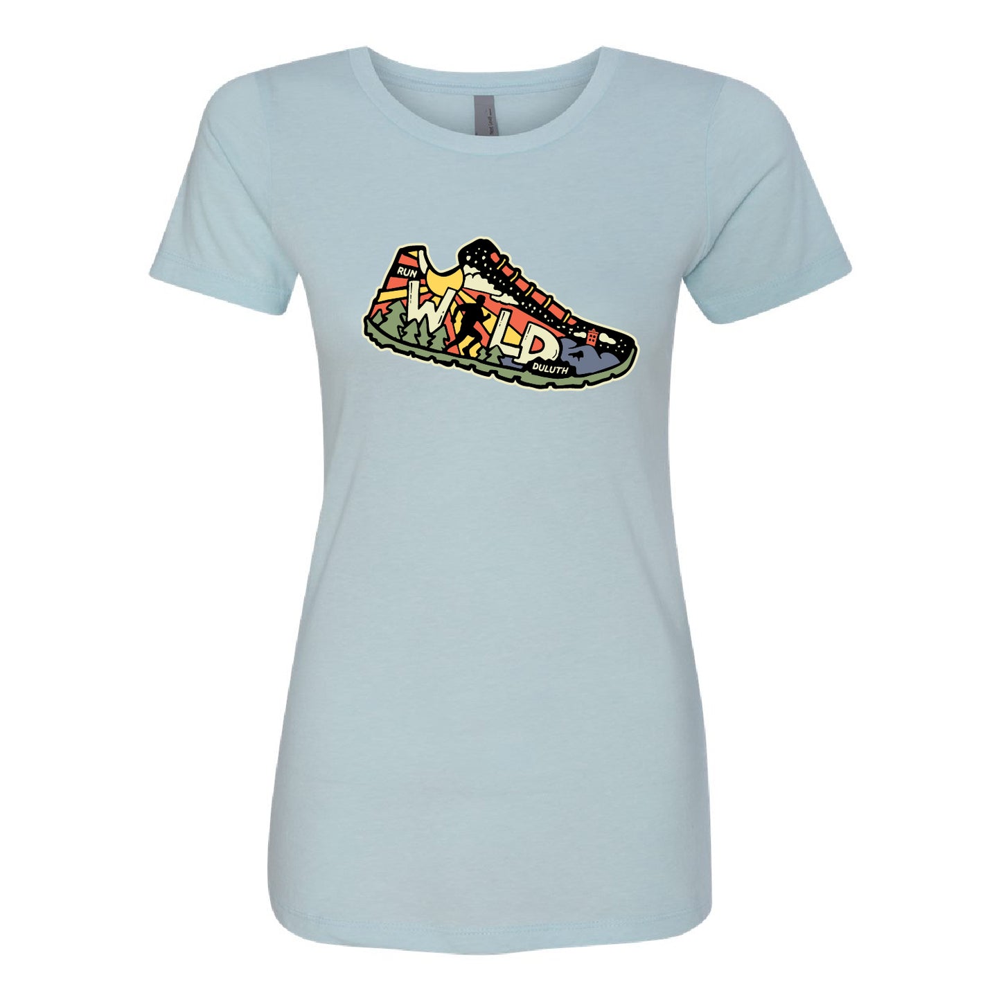 Run Wild Duluth Women's Soft Tee (Sneaker)