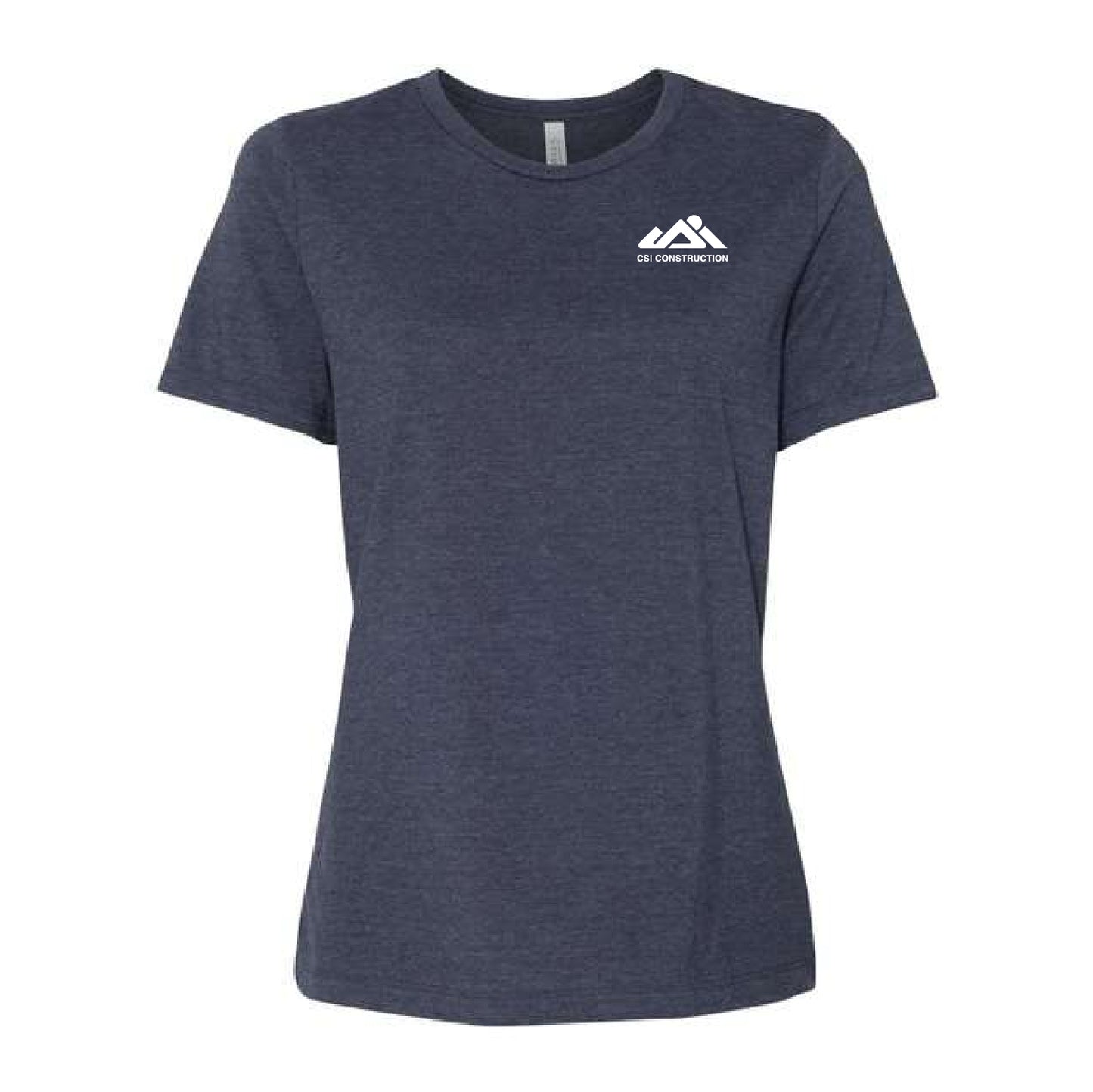 CSI Construction Women’s Relaxed Fit Heather CVC Tee