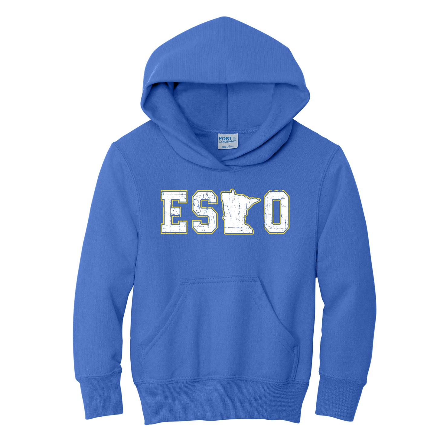 Esko Logo Youth Core Fleece Pullover Hooded Sweatshirt