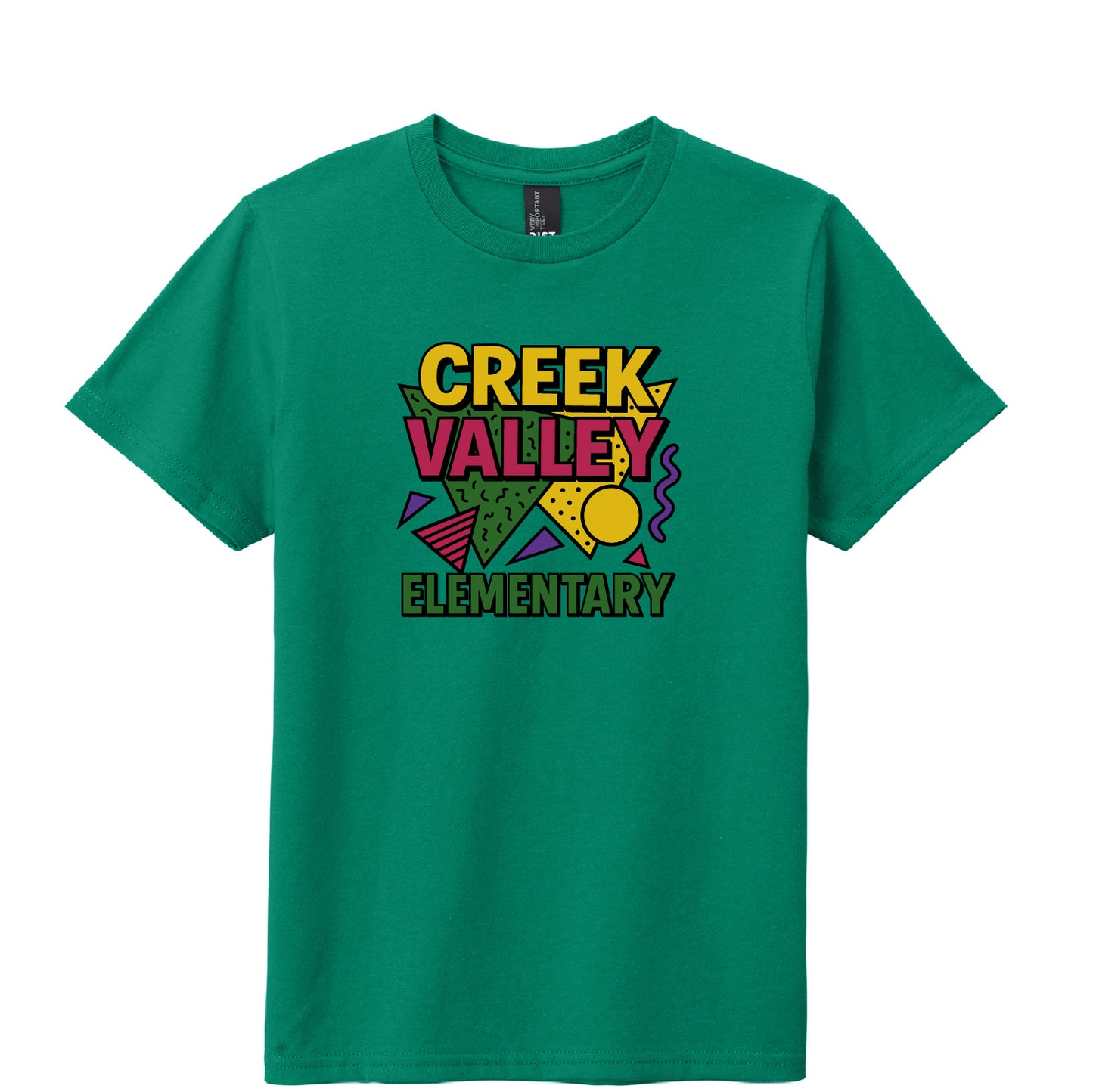 Creek Valley Elementary Youth Very Important Tee Classic 90s Theme