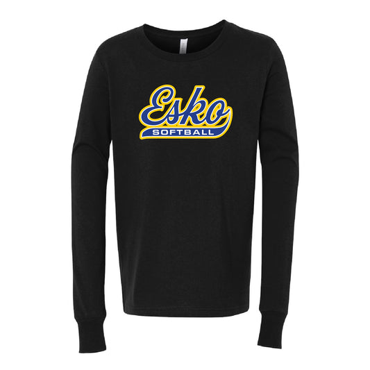 Esko Softball Youth Jersey Long Sleeve Tee