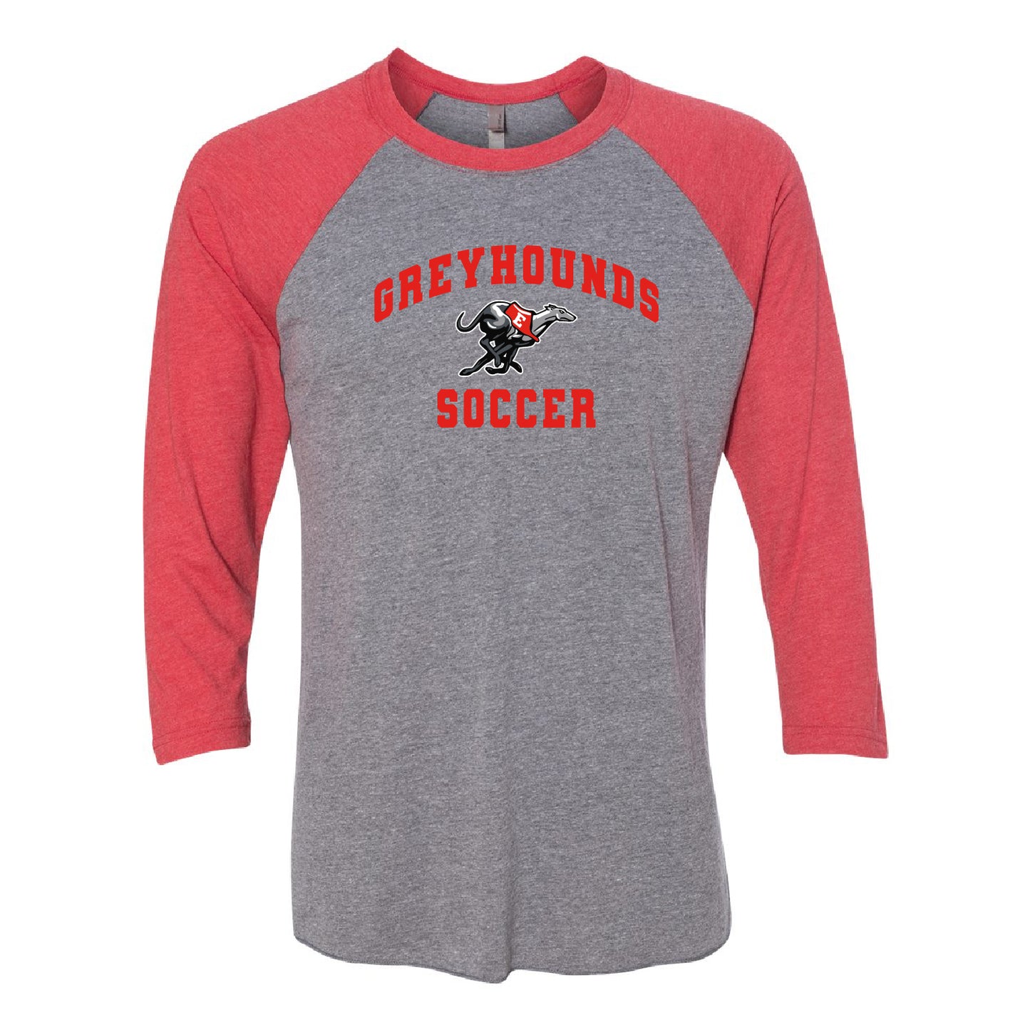 East Boys Soccer Unisex Tri-Blend 3/4-Sleeve Raglan Tee