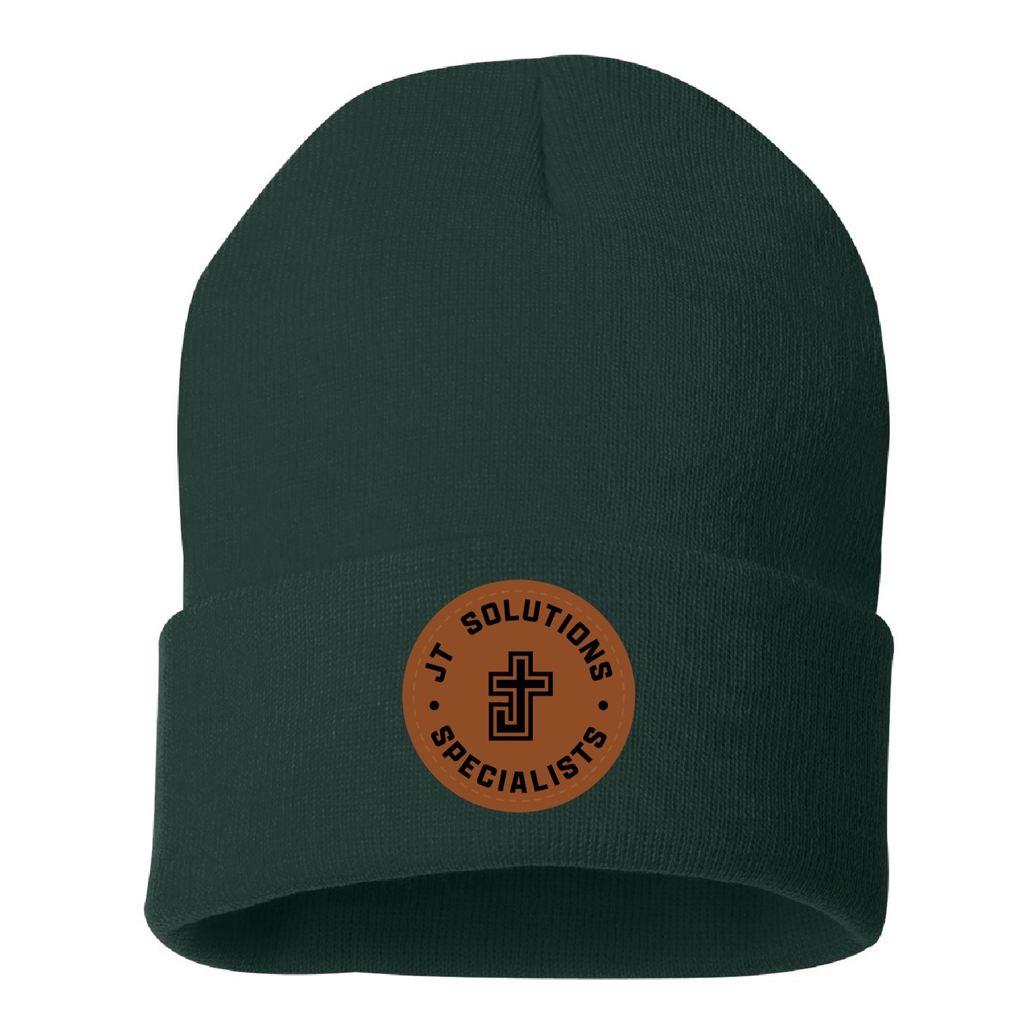 JT Solutions Solid Cuffed Beanie