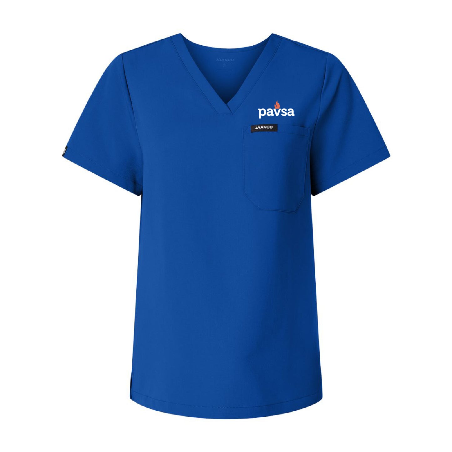 PAVSA Jaanuu Women's Rhena Essential 1-Pocket Scrub V-Neck Top