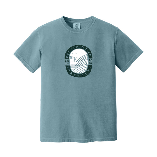 Flagship Port City Badge Dyed Heavyweight Tee