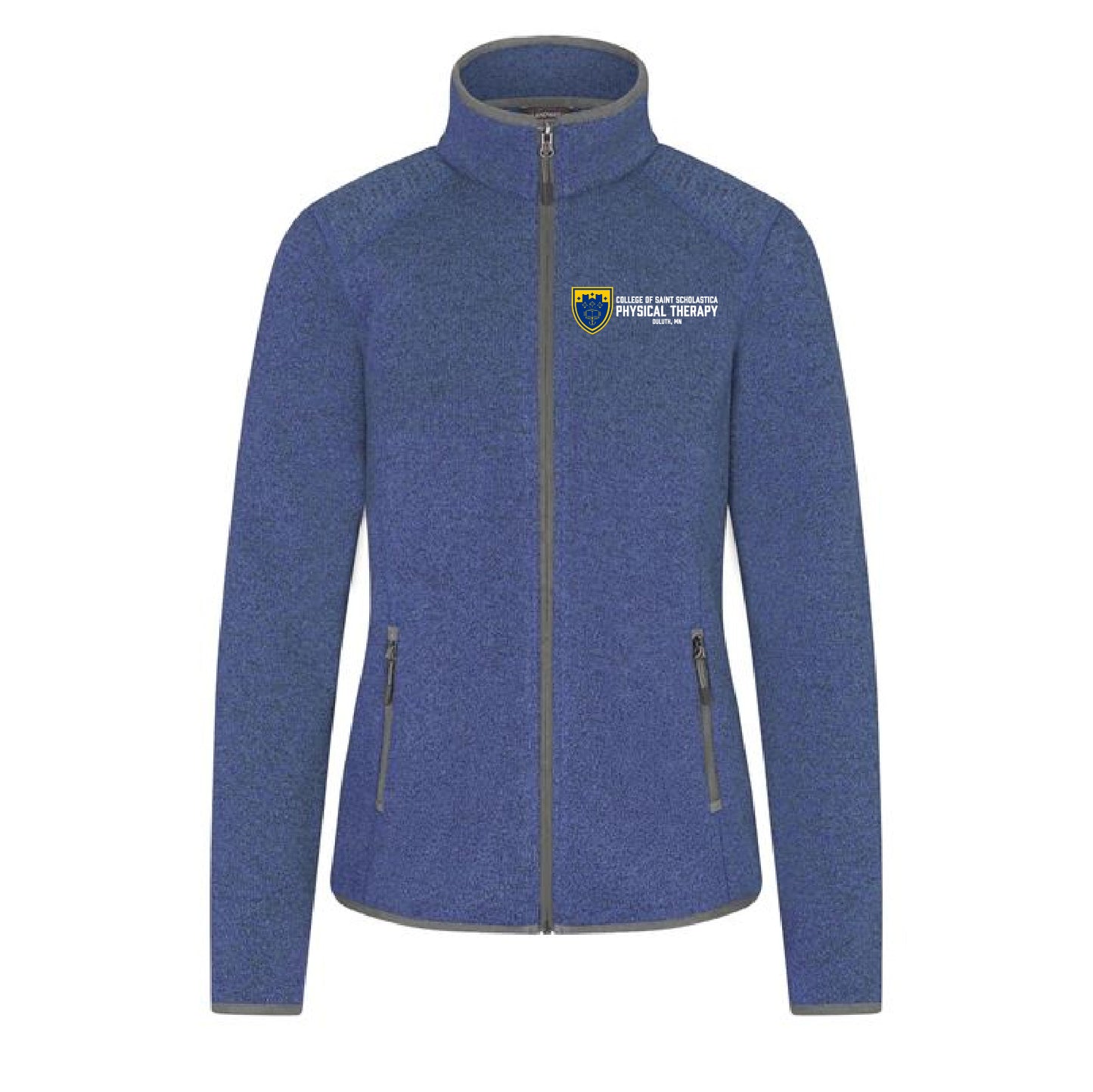 CSS DPT LADIES ASHTON SWEATER-KNIT FLEECE JACKET